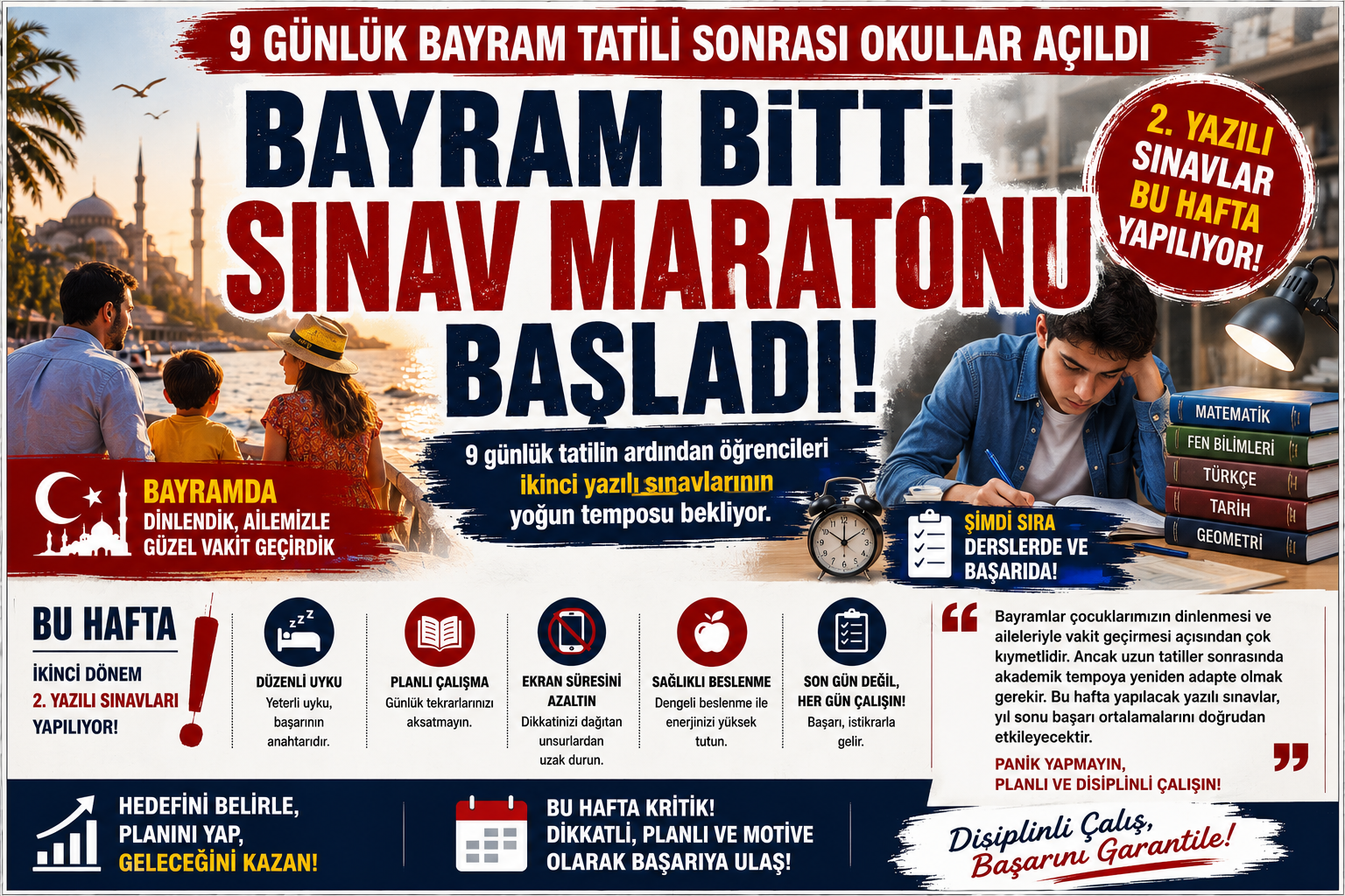 bayram tatili bitti